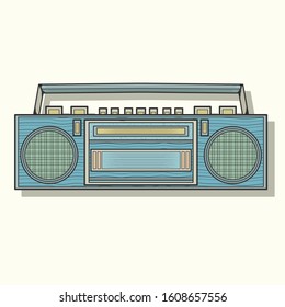 Old Audio and Cassette Player Art