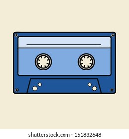 old audio cassette tape icon