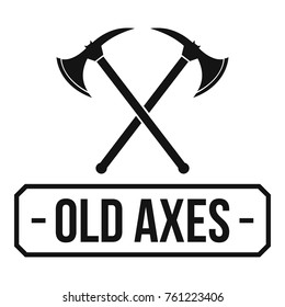 double sided axe emblems red