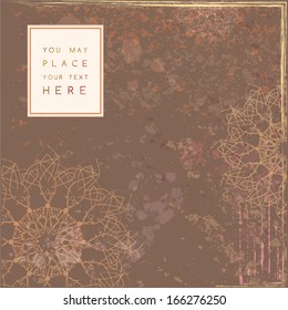 Old background with a space to place your text