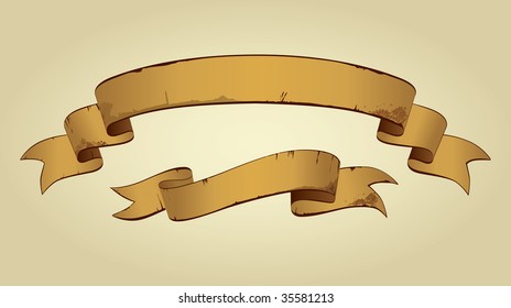 Old Banners With Space For Text (vector). In the gallery also available XXL jpeg version of this image.