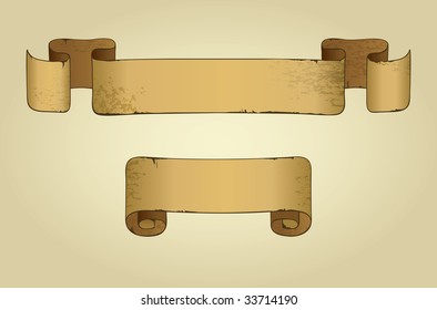 Old Banners (vector). In the gallery also available XXL jpeg image made from this vector