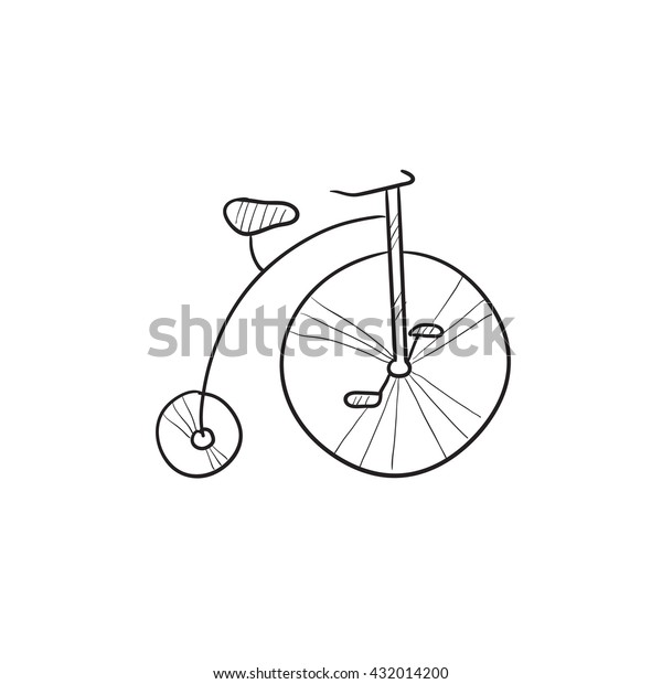 old bicycle big wheel