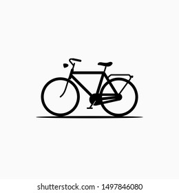 old bicycle logo design inspiration . retro vintage bicycle vector template . classic bicycle logo design