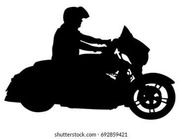 Old big bike on white background