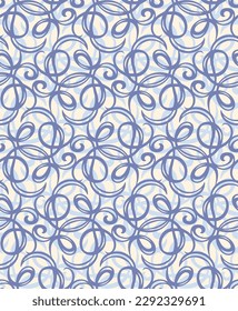 Old big wed invit romantic grey round whirl ribbon thread loop bow knot openwork light cream fond. Pale violet linear curly sketch drawing art retro curlicue doodle tileable classic whorl deco style