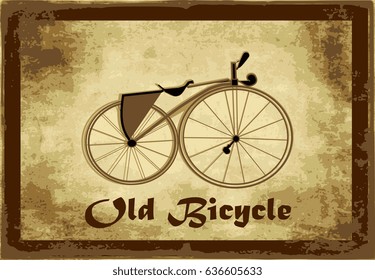 old bike on 