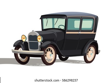 Old Black Car
