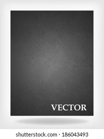Old black vector or vintage paper. Distressed rough abstract black charcoal background color, grunge background texture, antique retro style graphic, solid gray background, faint grungy texture 