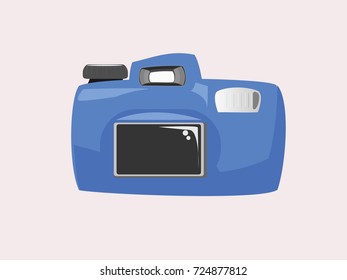 old blue camera 