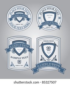 Old Blue Labels