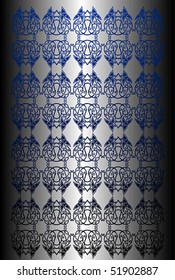old blue plant background