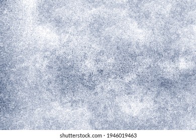 Old blue wall in spots, cracks, stains. Painted concrete wall in abstract grunge style. Grunge background texture for backgrounds, portraits, posters.