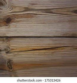 Old board texture. Vector