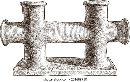 old bollard