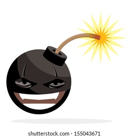 old bomb activated, mean face