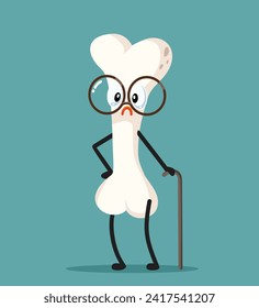 
Old Bone Suffering from Degenerative Disease Vector Character Illustration
Conceptual image of an arthritis joint inflammation suffering individual
