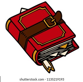 Old Leather Book Stock Illustrations, Images & Vectors | Shutterstock