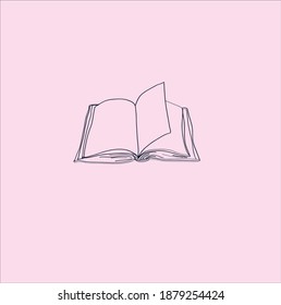 old book with a cover. icon