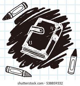 old book doodle