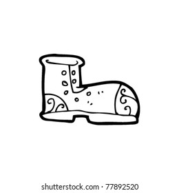 old boot cartoon