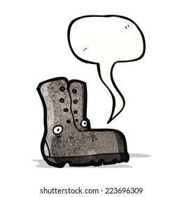 old boot cartoon character
