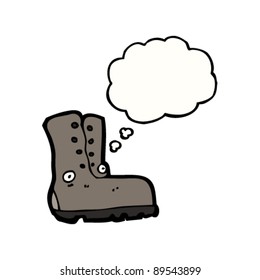 old boot cartoon character