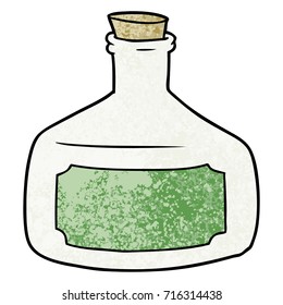 alter Flaschenkartoon