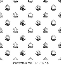 Old bowling league pattern seamless vector repeat geometric for any web design