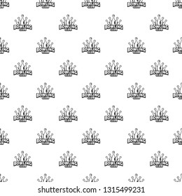 Old bowling pattern seamless vector repeat geometric for any web design