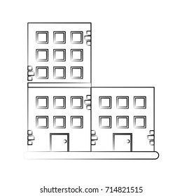 old brick building icon image 