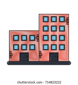 old brick building icon image 