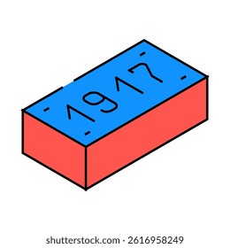 old brick line icon vector. old brick sign. isolated symbol illustration