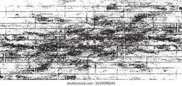 Old brick wall texture. Grunge Urban Background Vector. Distressed Grainy Grungy Overlay Effect. Vector Illustration. EPS 10.