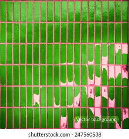 old brick wall, vector grunge background