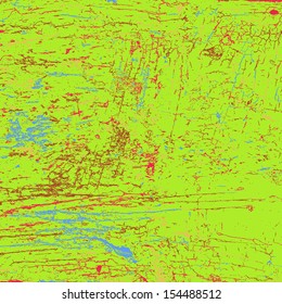 Old bright cracked painted background with. EPS10 vector.