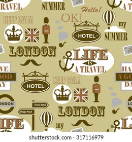  old british newspaper texture seamless pattern