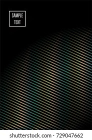 Old Bronze, Old Copper Minimal Cover Template. Jewelry or Craft Ads Poster Design. Festive Sparkling New Year Party or Christmas Celebration Background. Halftone Minimal Cover. Rich, VIP Luxury Design
