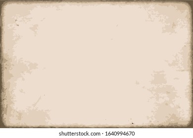 Old, brown paper texture with vignette. 