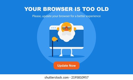 Old Browser Template Error Notification