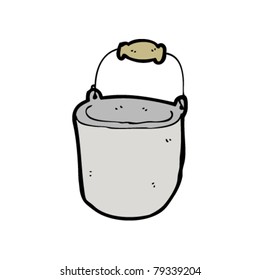 old bucket cartoon