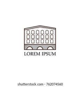 old building logo design