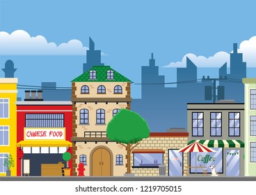 old building and market