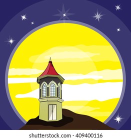 old building on the hill