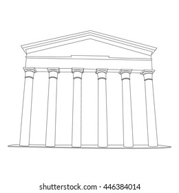 old buildings with columns image