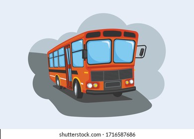 old bus vector graphic for any business