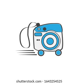 old camera Runner speed vector design