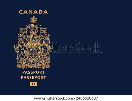 old canadian passport design shape