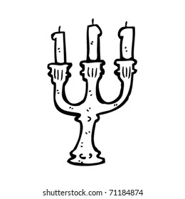 old candlestick cartoon