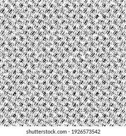Viejo lienzo con diferentes puntos o signos. Fondo texturizado en blanco y negro.